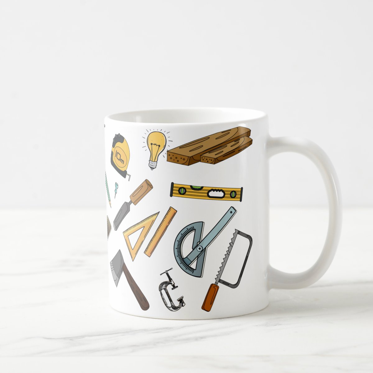 Caneca Personalizada Marcenaria com Nome e Avatar