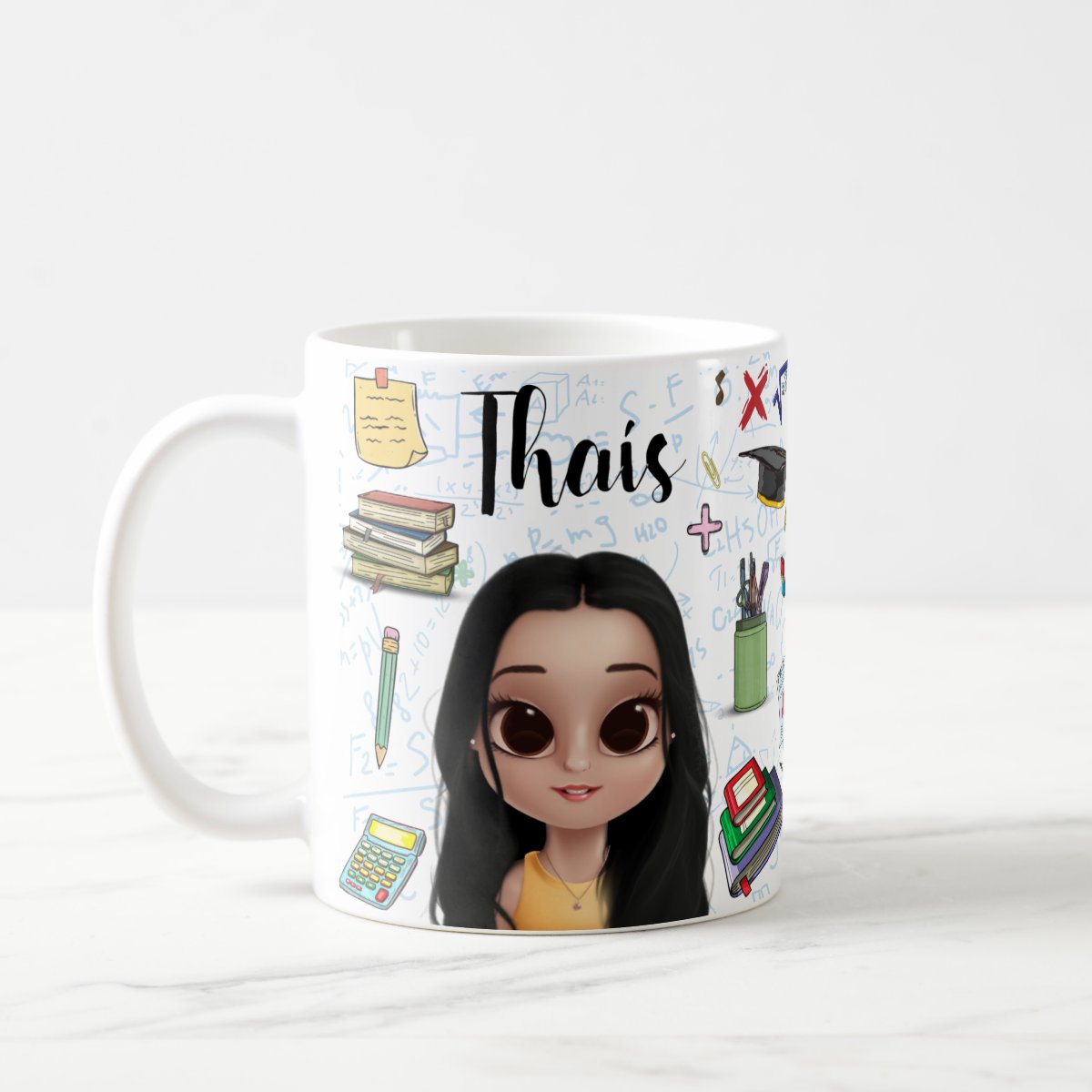 Caneca Professor Estudante Presente Personalizada Com Avatar - Outros (Amizade)