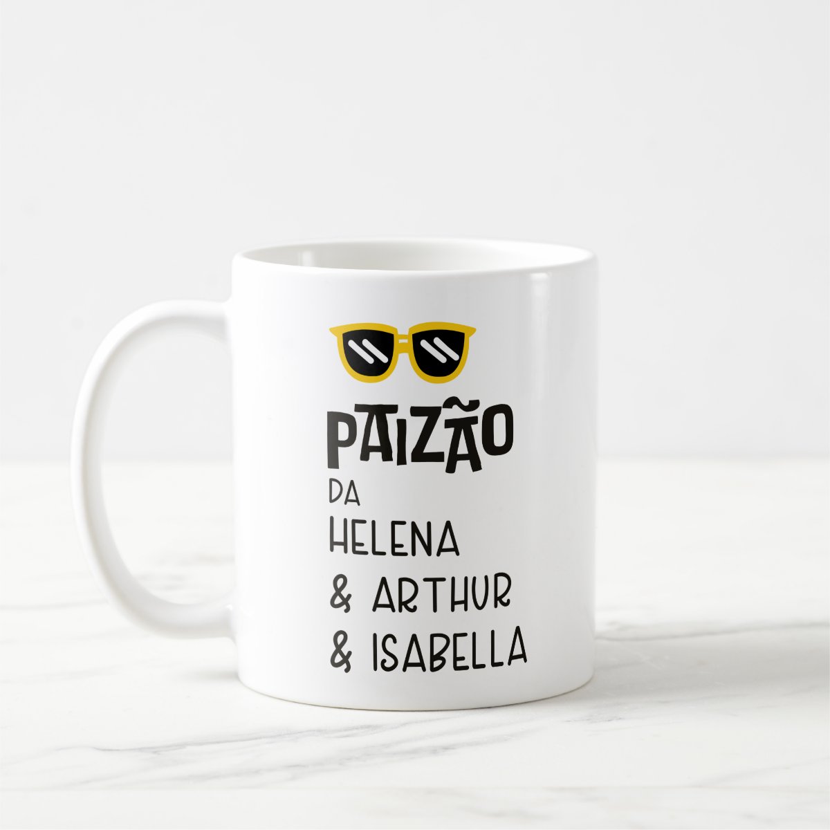 Caneca Personalizada Presente Especial Paizão com Nome