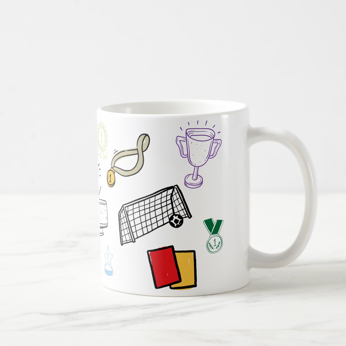 Caneca Personalizada Futebol com Avatar e Nome