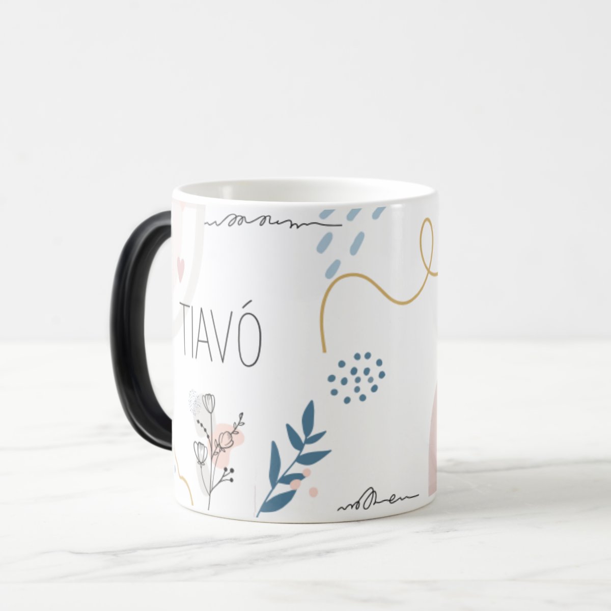 Caneca Mágica Presente Criativo Feminino Especial para Tiavó