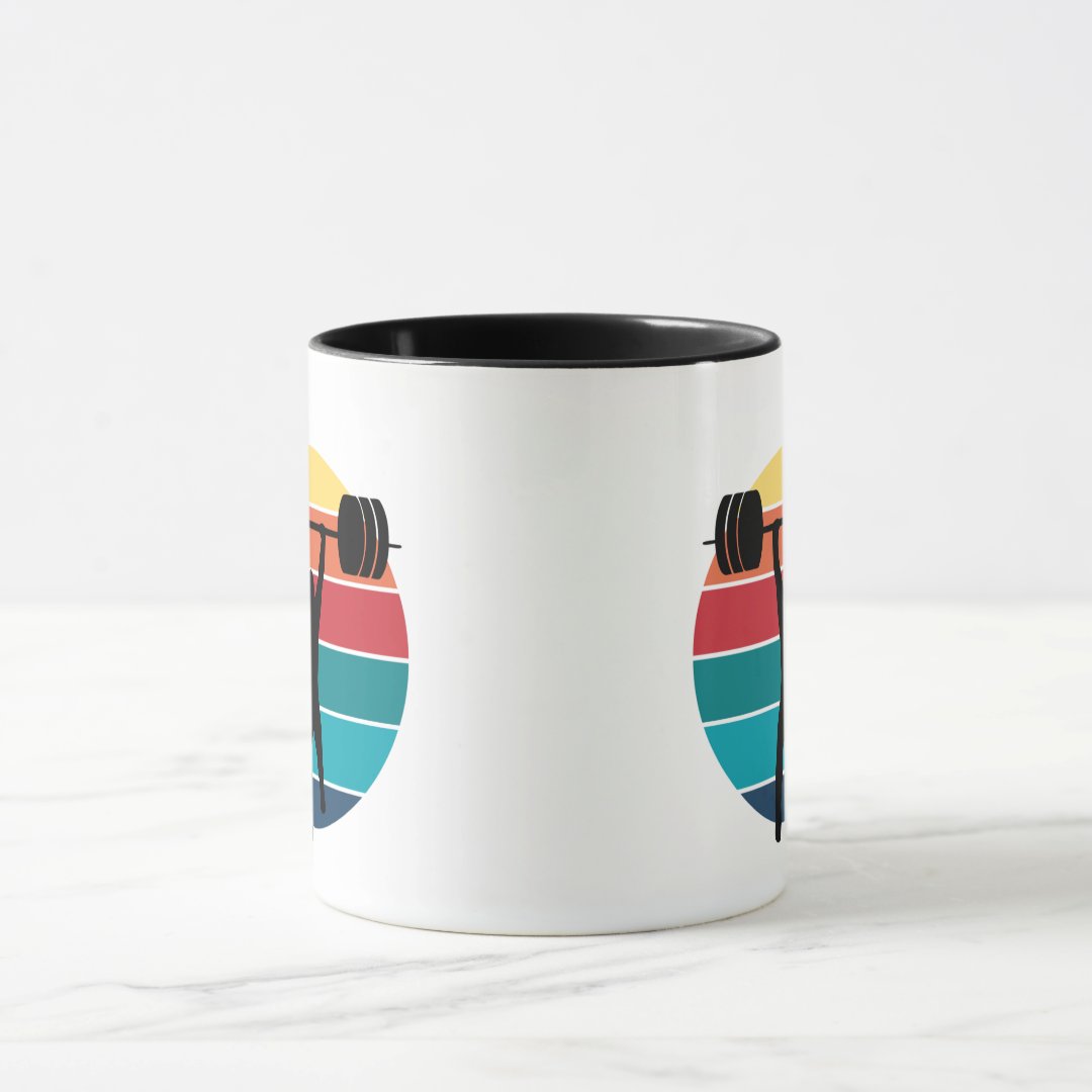 Caneca Presente Especial e Divertido Esporte Halterofilismo