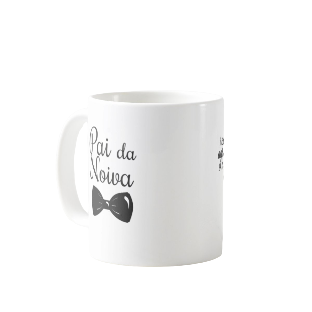 Caneca Casamento Pai Presente Personalizada Com Nome