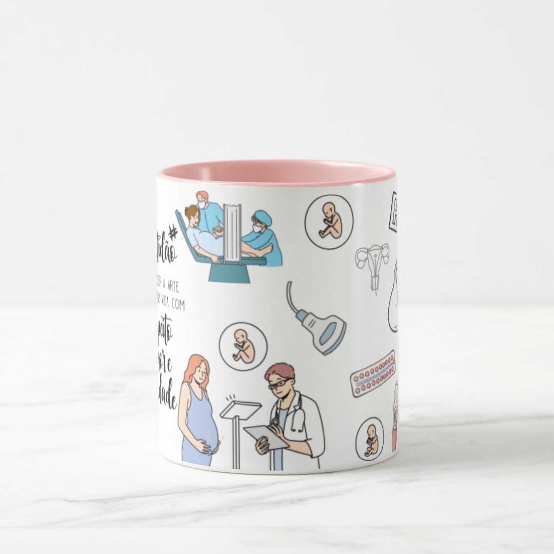 Caneca Presente Personalizado Medicina para Médica Obstetra