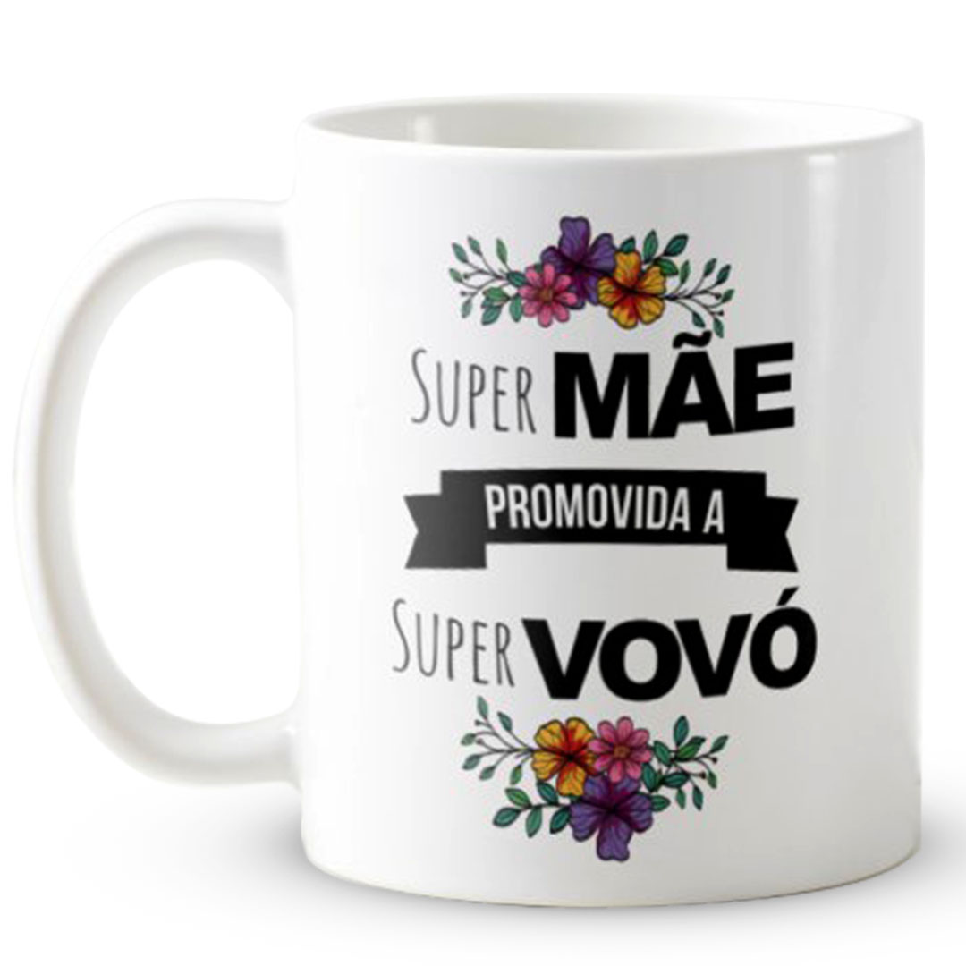 Conjunto 2 Canecas Anúncio de Gravidez Promovidos a Avós