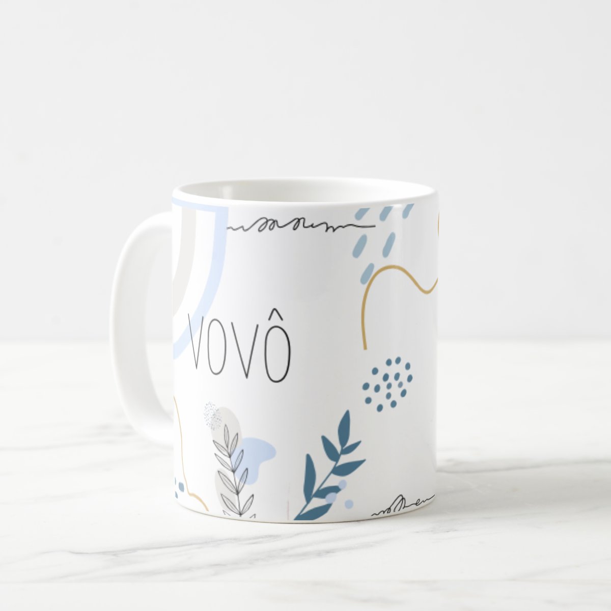 Caneca Masculina Minimalista Presente Especial Vovô Avô