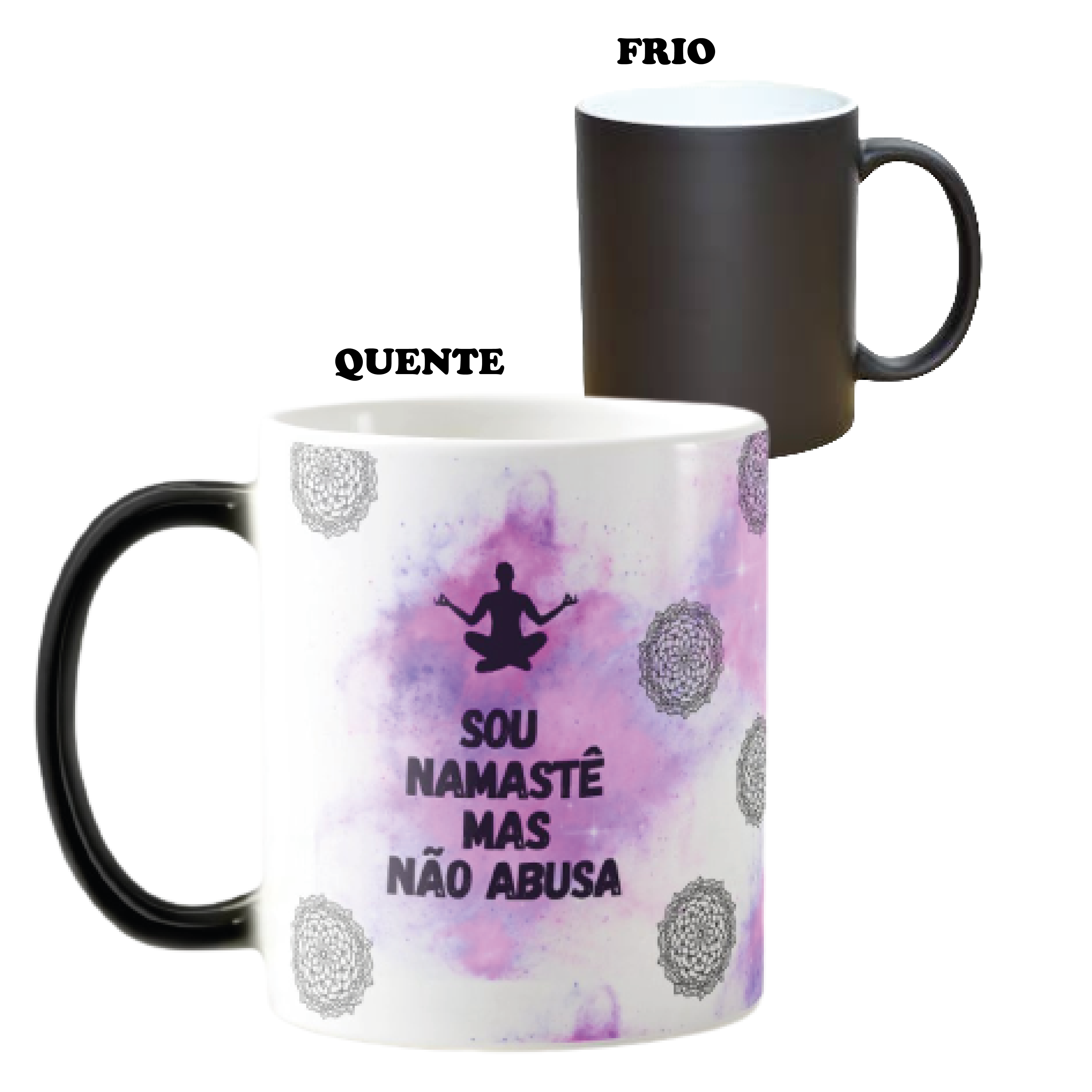 Caneca Mágica Presente Criativo Yoga Namastê - Outros (Namastê)