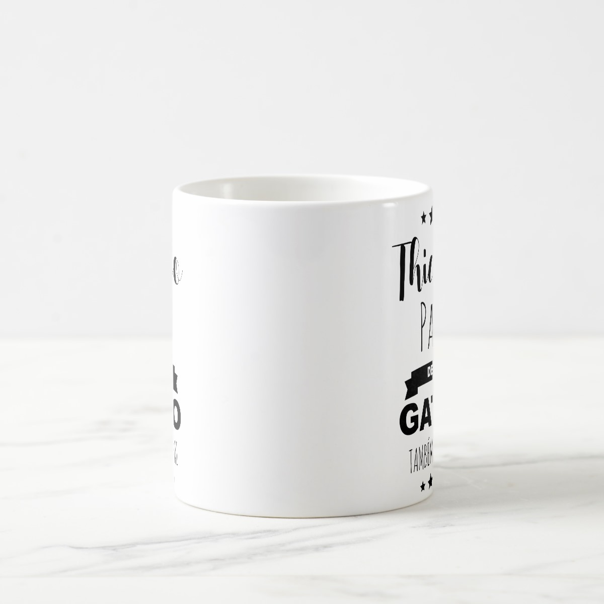 Caneca Personalizada Homem Presente Pai de Gato
