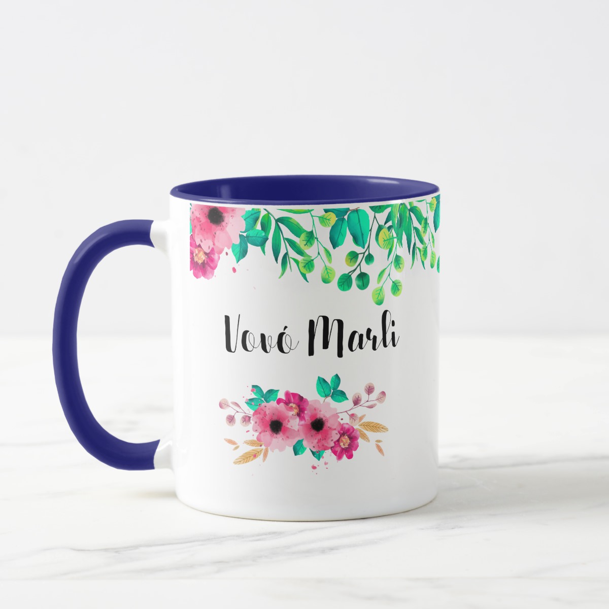 Caneca Personalizada com Foto Avó Presente Criativo Vó