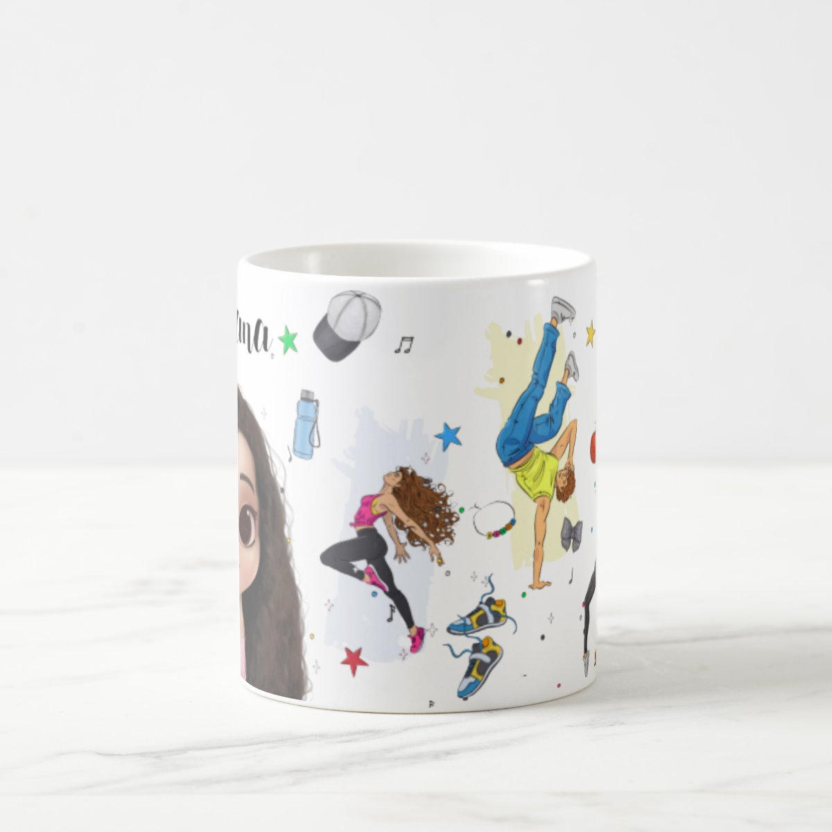 Caneca Dançarina Presente Criativo Mulher Dança Street Dance