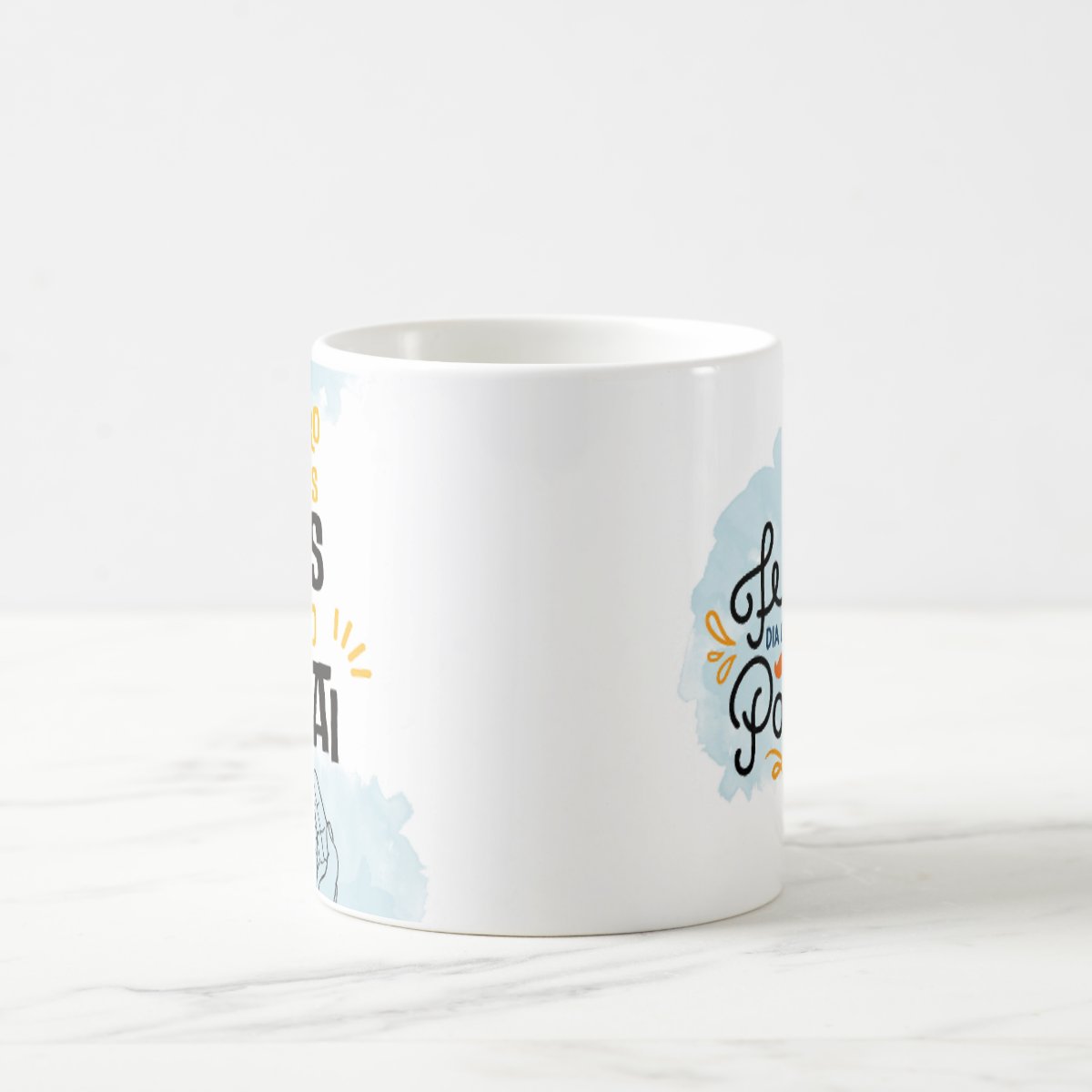 Caneca Mágica Criativa Família 1º Dia dos Pais Como Papai