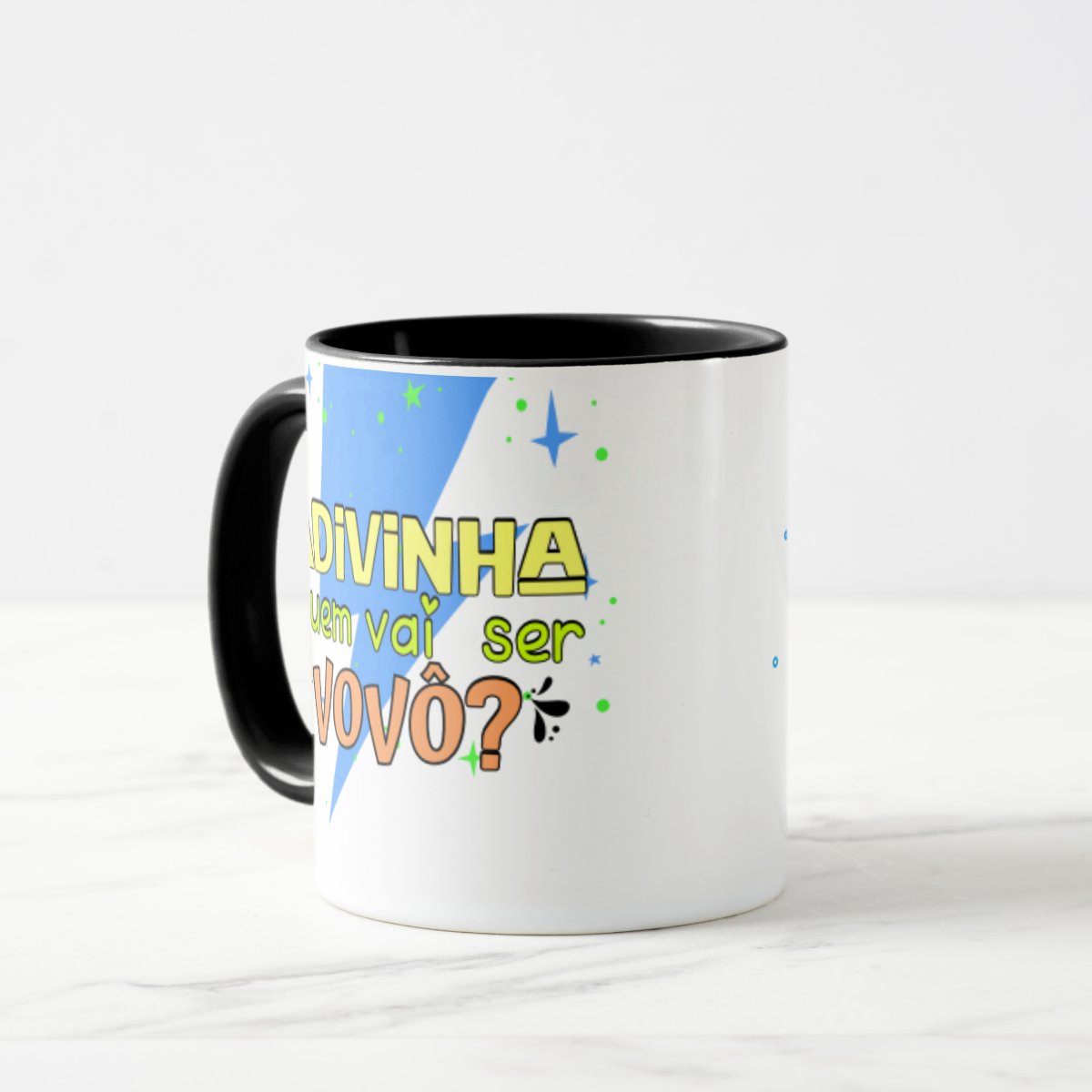 Caneca Presente Criativo Revelação para Pai Promovido a Vovô
