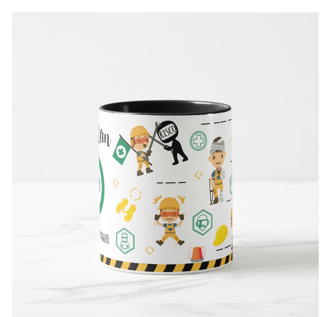 Caneca Personalizada Profissão Segurança do Trabalho