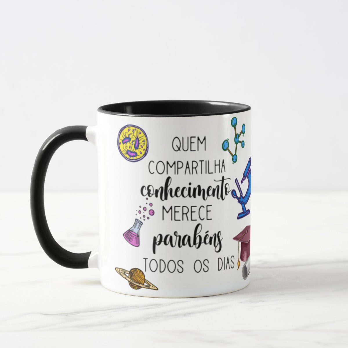 Caneca de Presente Dia dos Professores Professor de Ciências - Dia dos Professores (Professor(a))