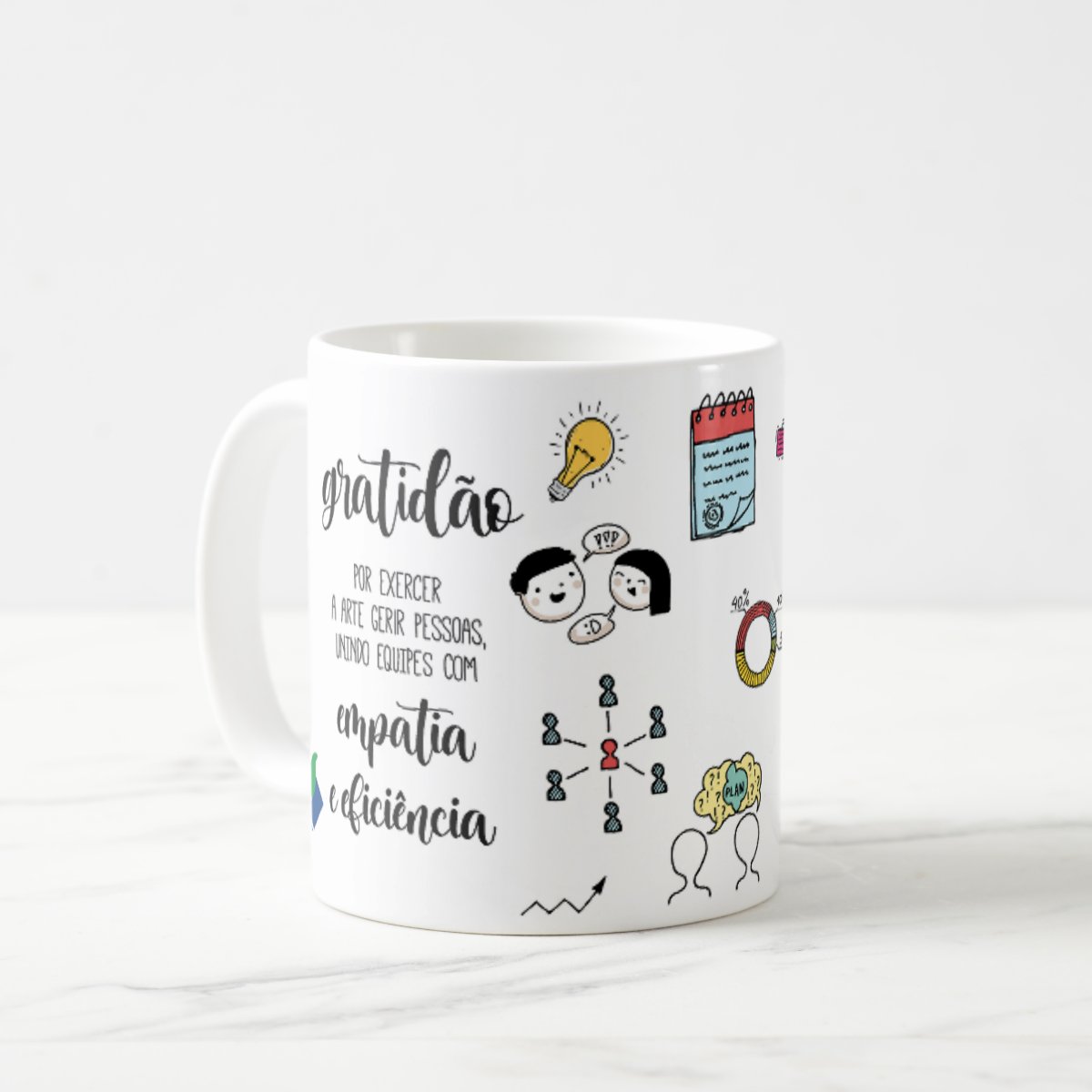 Caneca Profissão Presente Profissionais de Recursos Humanos