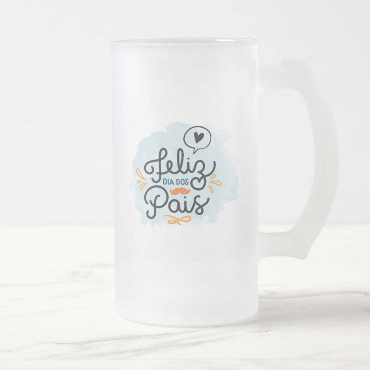 Copo de Cerveja Personalizado 1º Dia dos Pais Como Bisavô