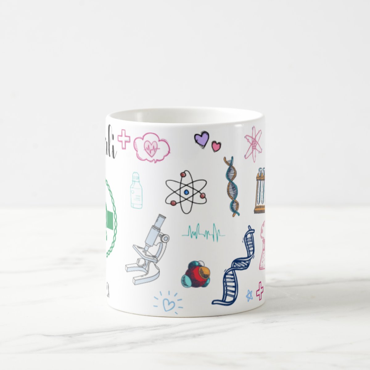 Caneca Presente Biomedicina Profissão com Nome
