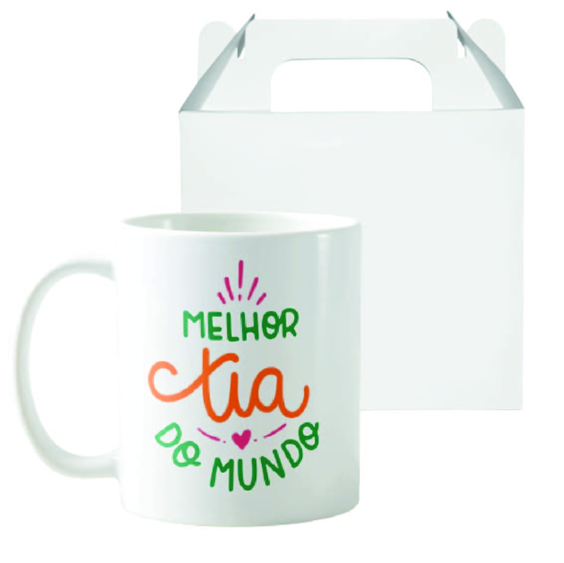 Caneca Personaliza Especial para Presentear Melhor Tia - Família (Tio(a))