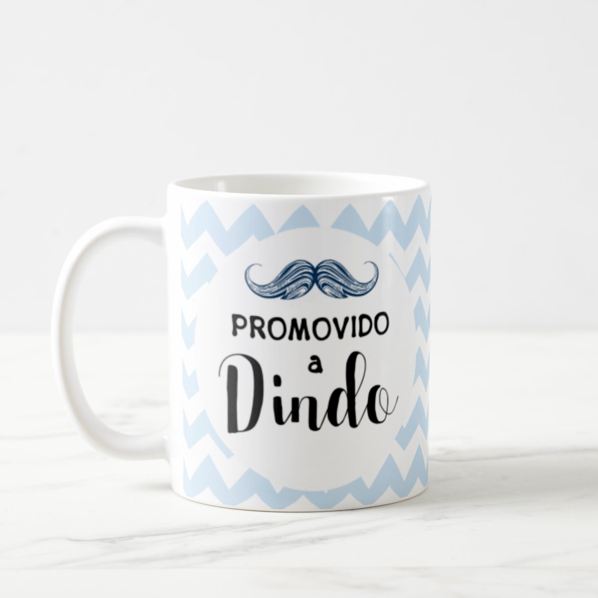 Caneca Dindo Batizado Presente Convite Xicara Padrinho