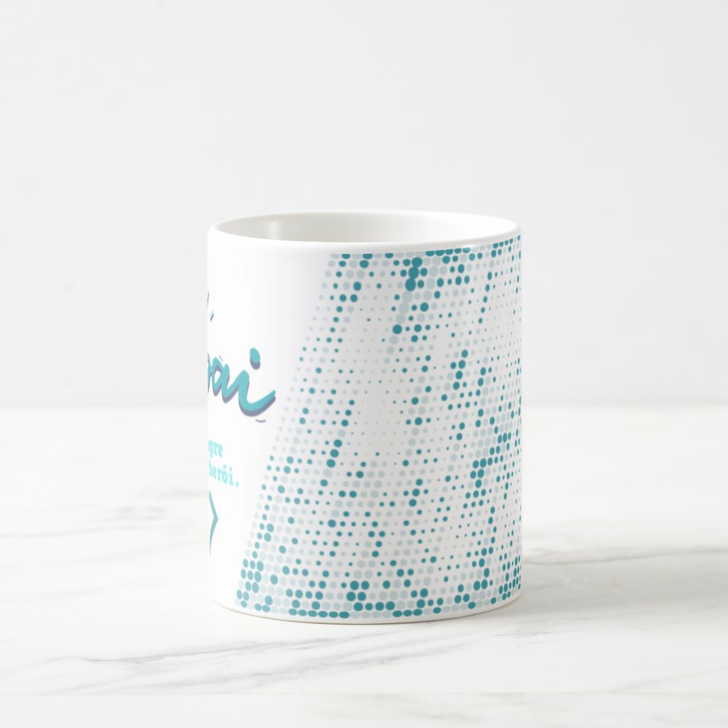 Caneca Dias Dos Pais Personalizada Com Frase Papai Meu Herói
