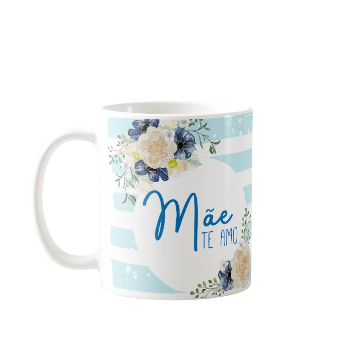 Caneca Presente Personalizado Floral para o Dia das Mães