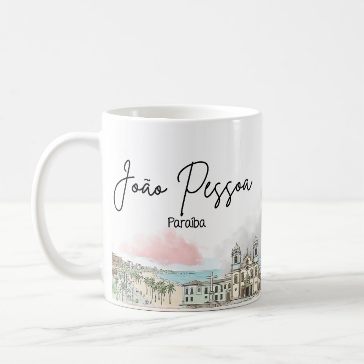 Caneca Personalizada Paraíba Lembrança Cidade João Pessoa