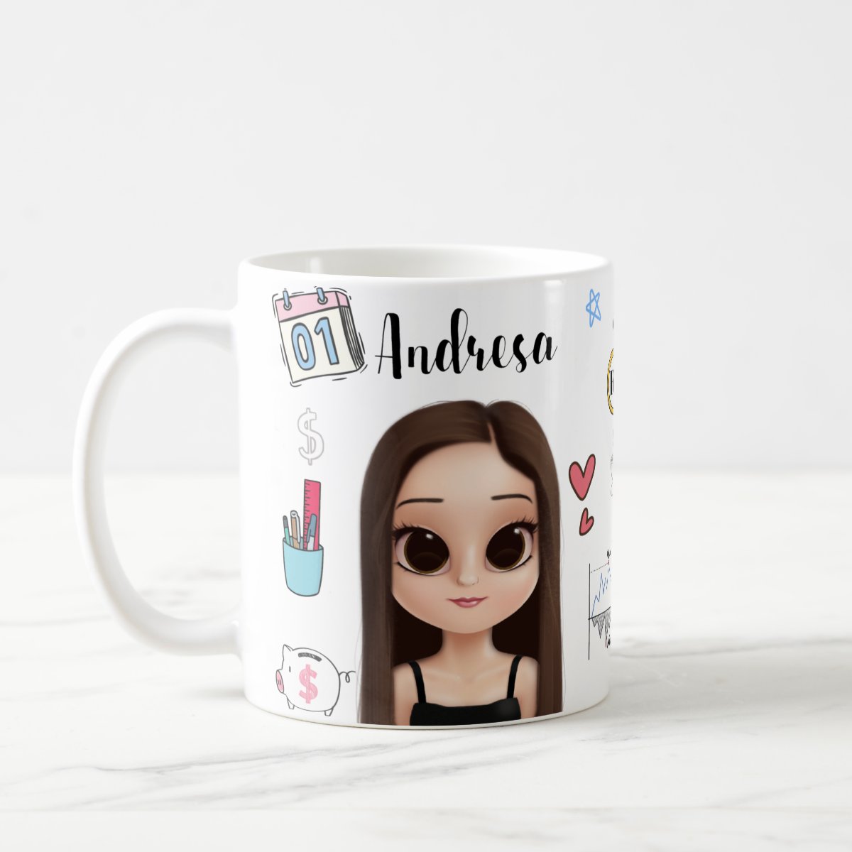 Caneca Personalizada Financeiro Presente Contas a Pagar - Profissões (Contador(a))