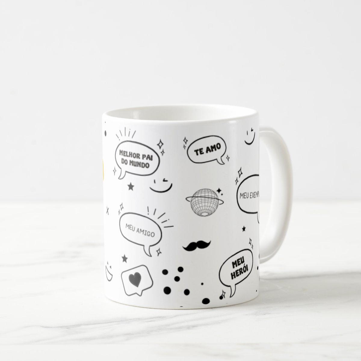 Caneca Personalizada Papai Presente Especial Pai Te Amo