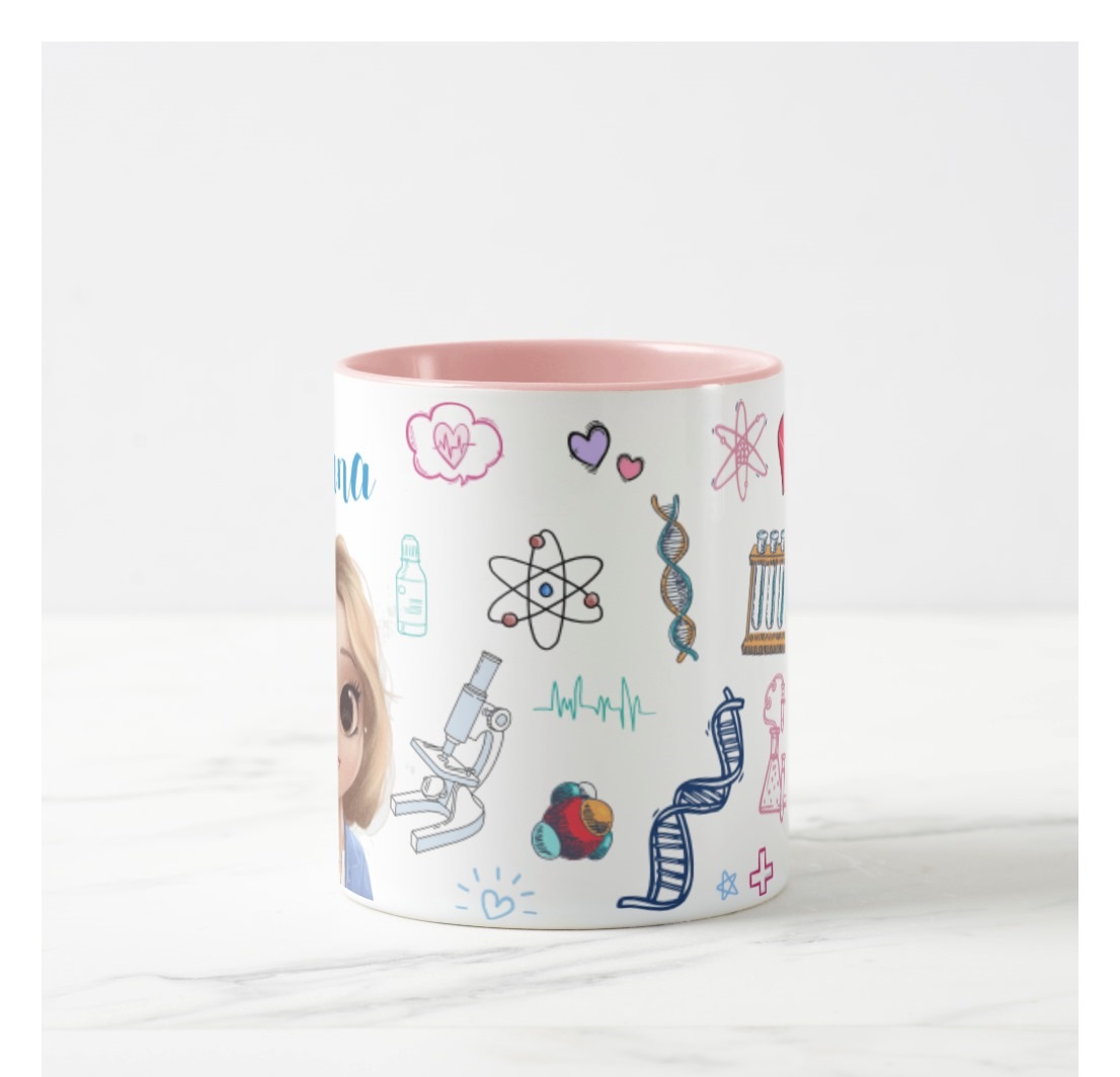 Caneca Profissão Biomedicina Presente Criativo Biomédica
