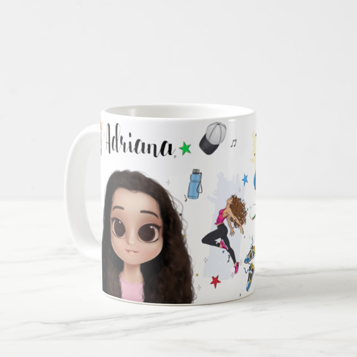 Caneca Dançarina Presente Criativo Mulher Dança Street Dance
