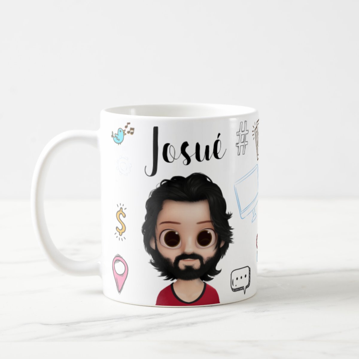 Caneca Presente Criativo de Publicidade Profissão Marketing - Profissões (marketing)