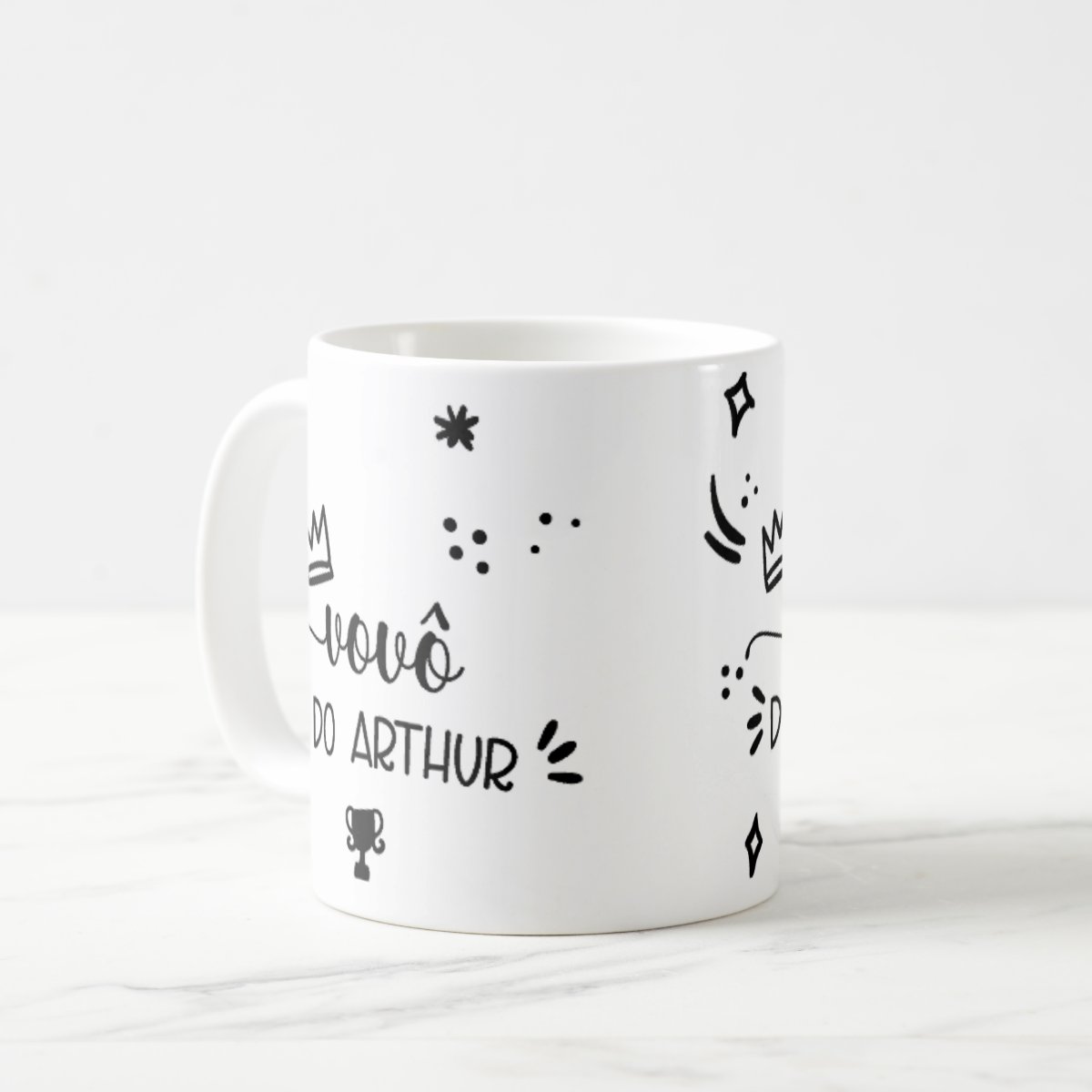 Caneca Personalizada Presente Legal com Nome para Vovô Avô