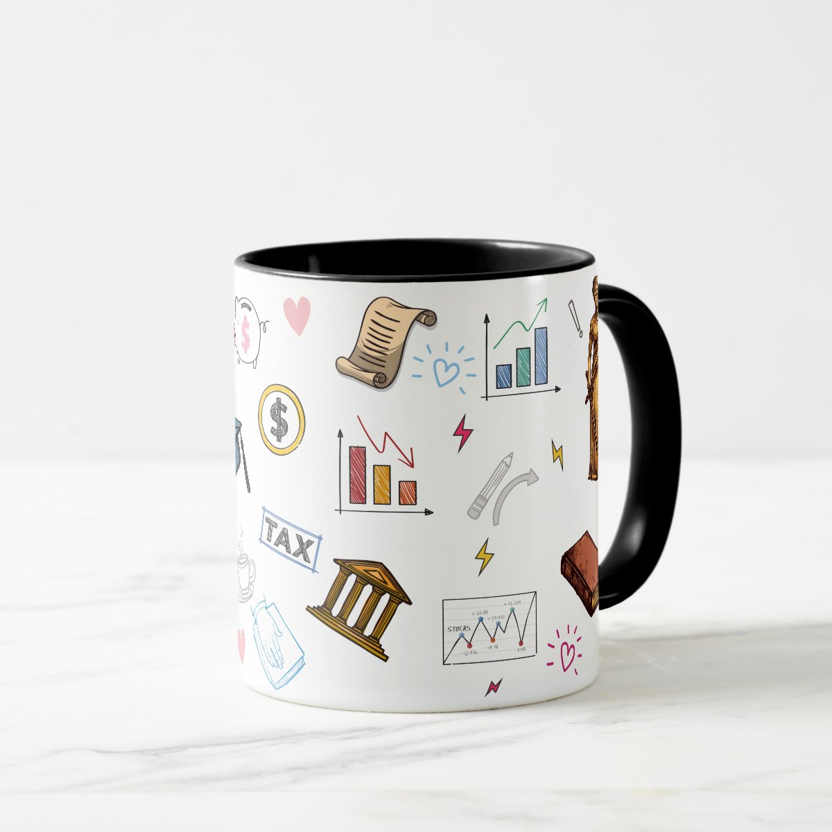 Caneca Personalizada Direito Tributário Profissão Advogado