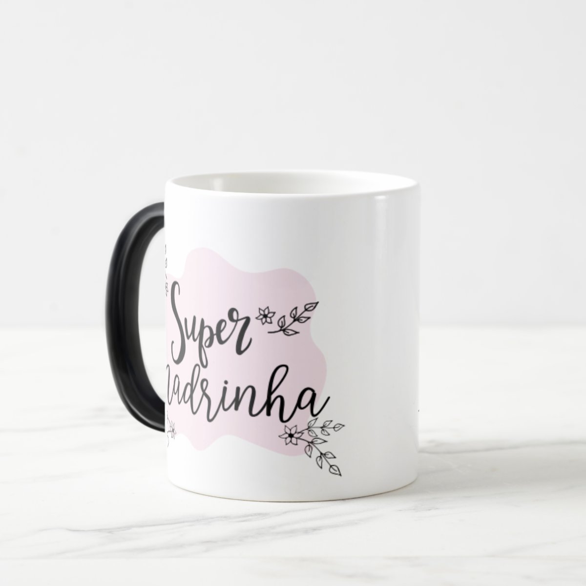 Caneca Mágica Presente Divertido para Super Madrinha Dinda
