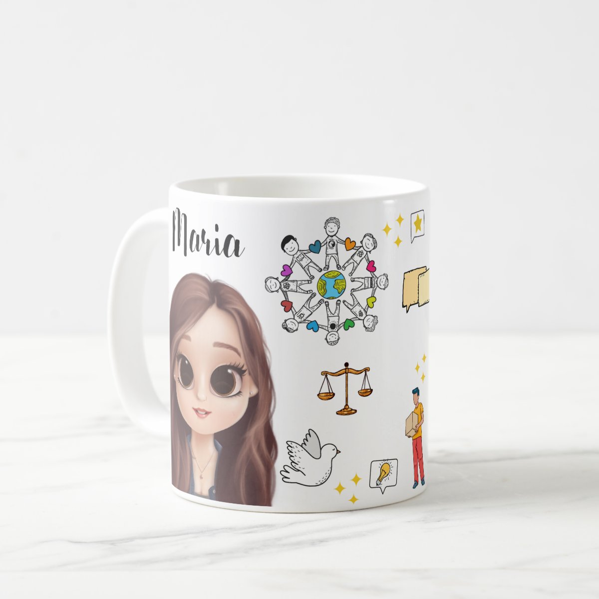 Caneca Personalizada Presente Profissão Assistente Social