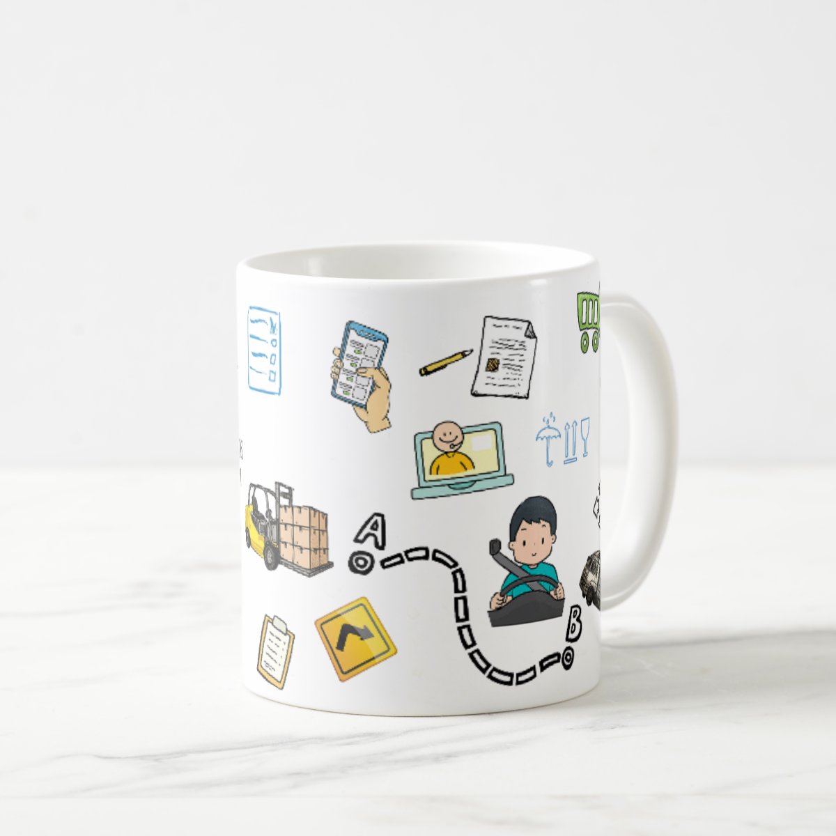 Caneca Profissão Presente Profissionais Suprimento Logística
