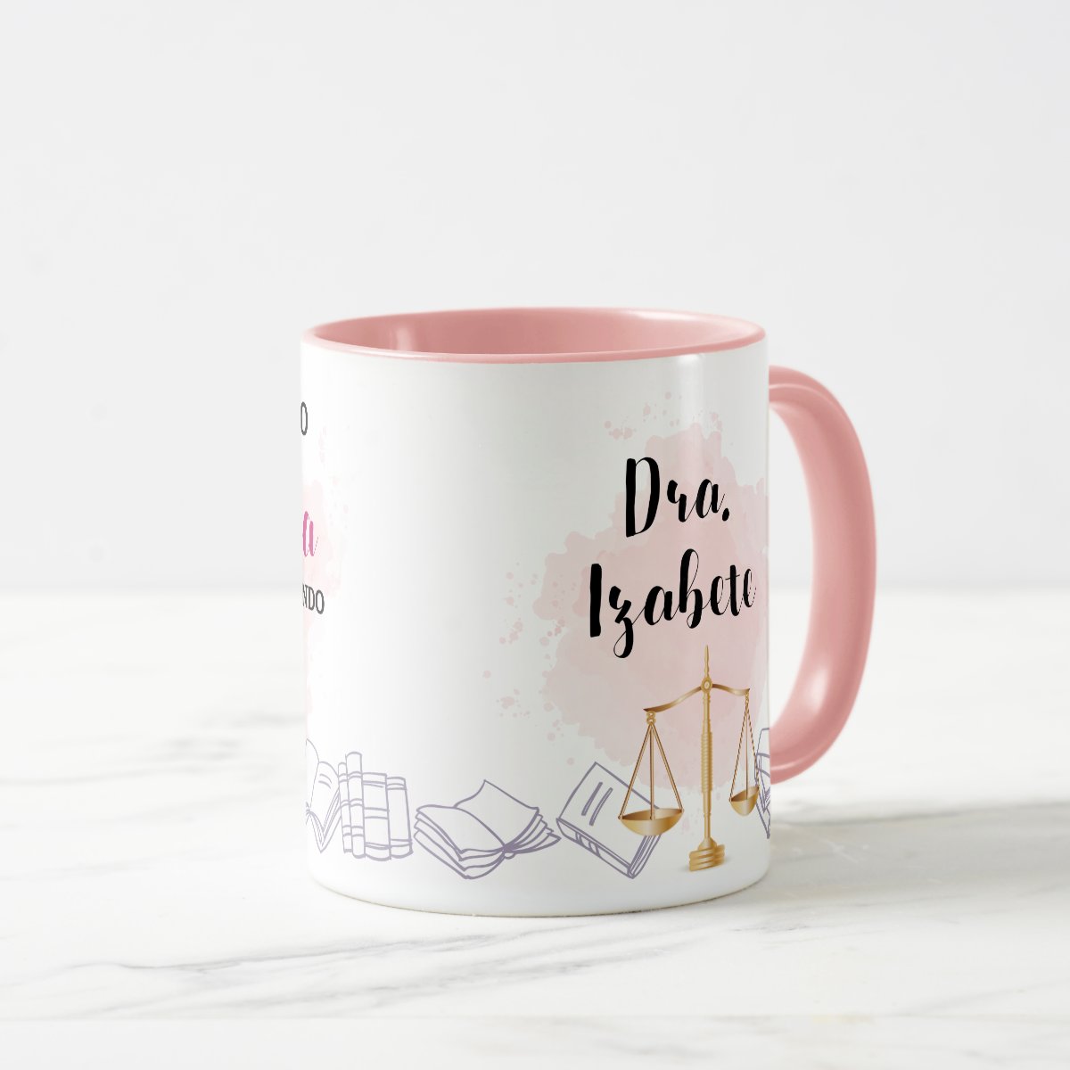 Caneca Criativa Presente Direito p/ Melhor Advogada do Mundo