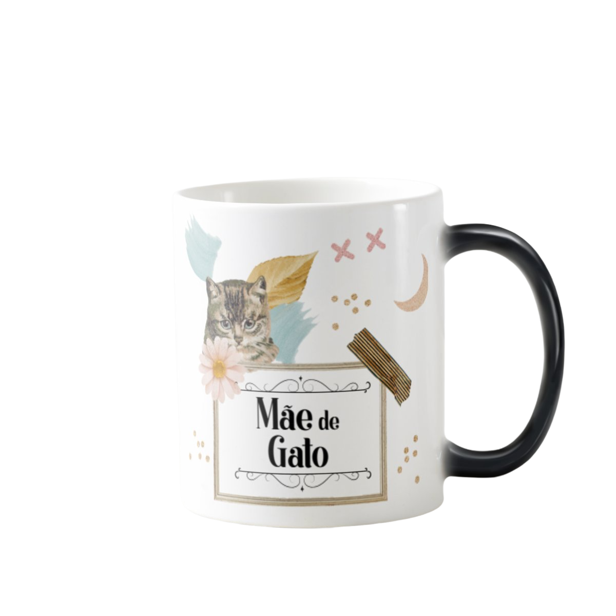 Caneca Mágica Presente Criativo para Mãe de Gato Gateira