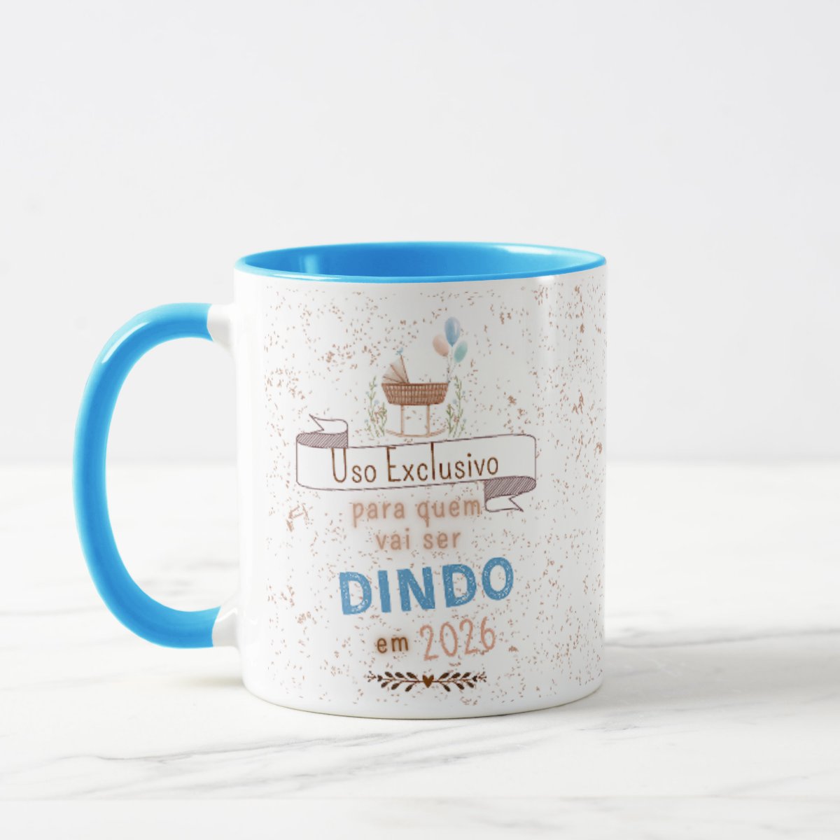 Caneca Personalizada Anúncio De Gravidez Uso Exclusivo Dindo