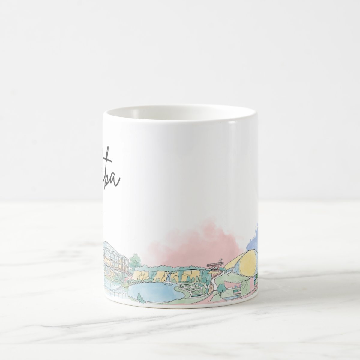 Caneca Personalizada Paraná Lembrança Cidade Curitiba