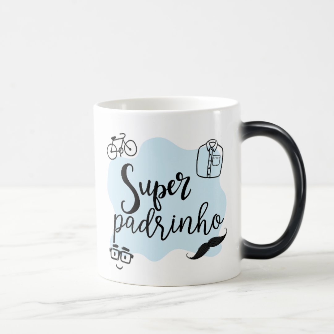 Caneca Mágica Presente Especial para Super Padrinho