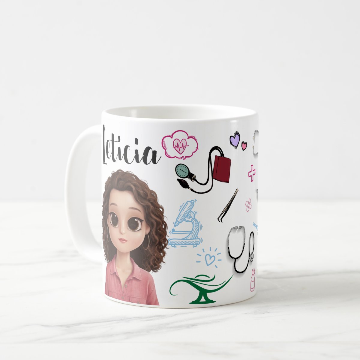 Caneca Enfermagem Formatura Presente Criativo Enfermeira