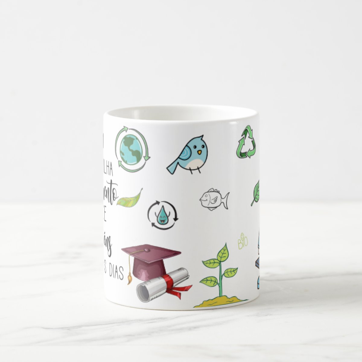 Caneca Presente Dia Dos Professores Professora Biologia