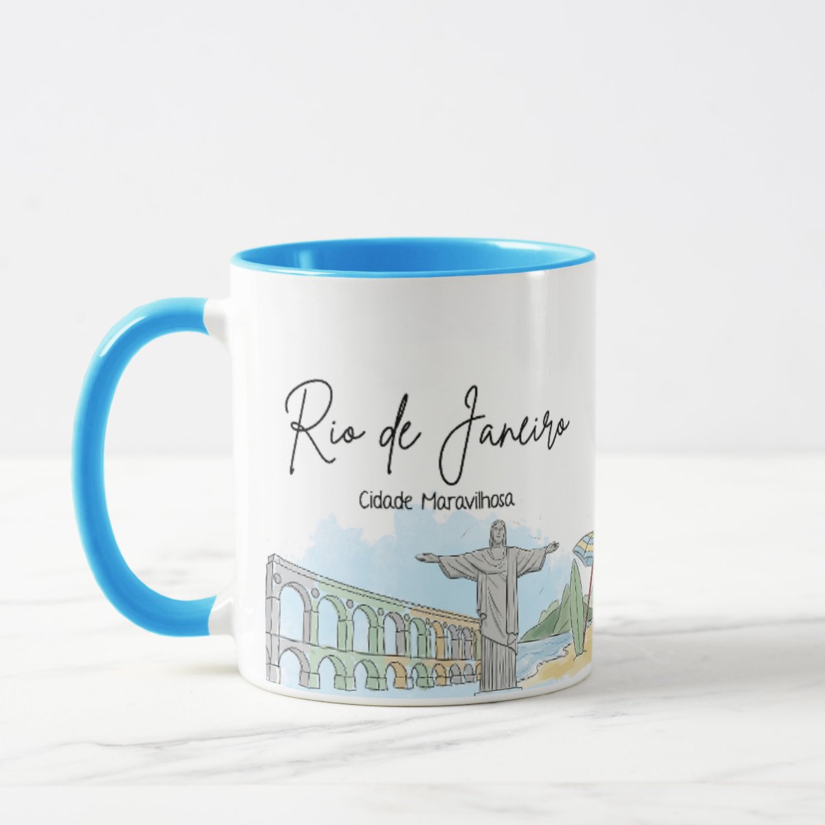 Caneca Lembrança Rio De Janeiro Cidade Maravilhosa