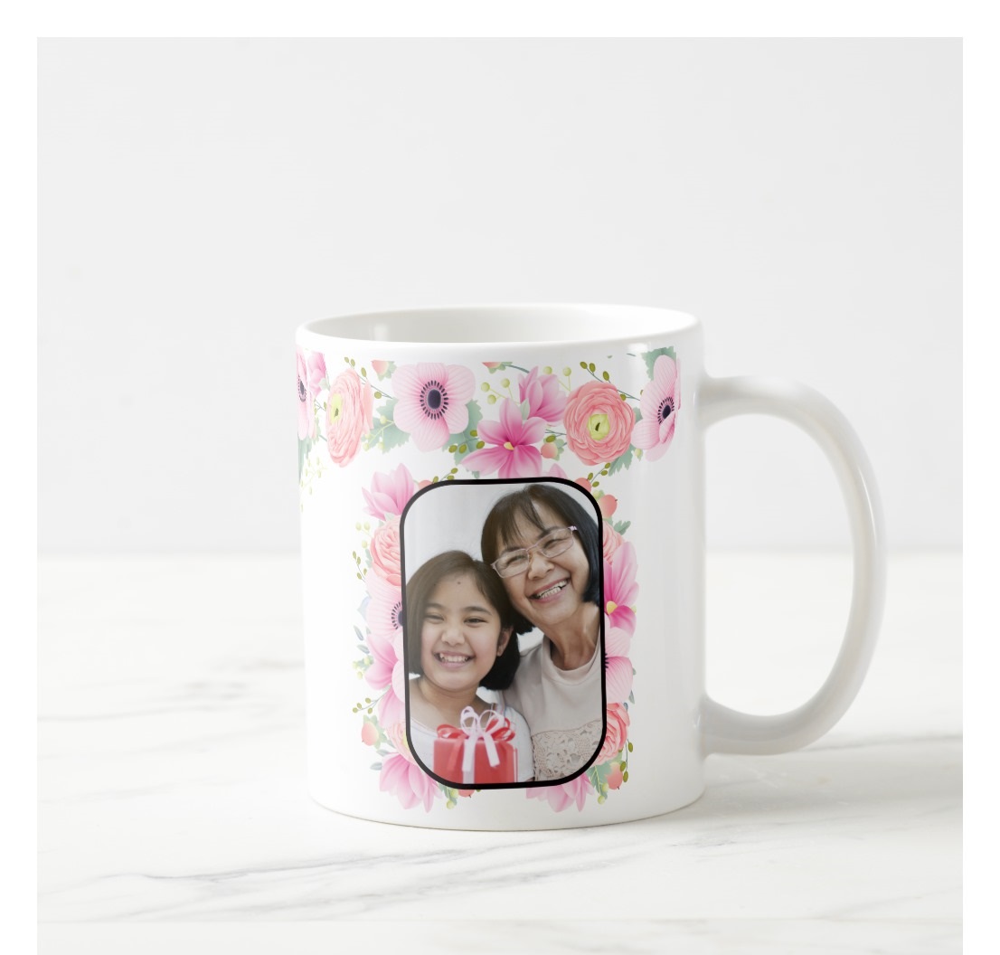 Caneca Presente Criativo p/ Super Avó com Fotos Dia das Mães