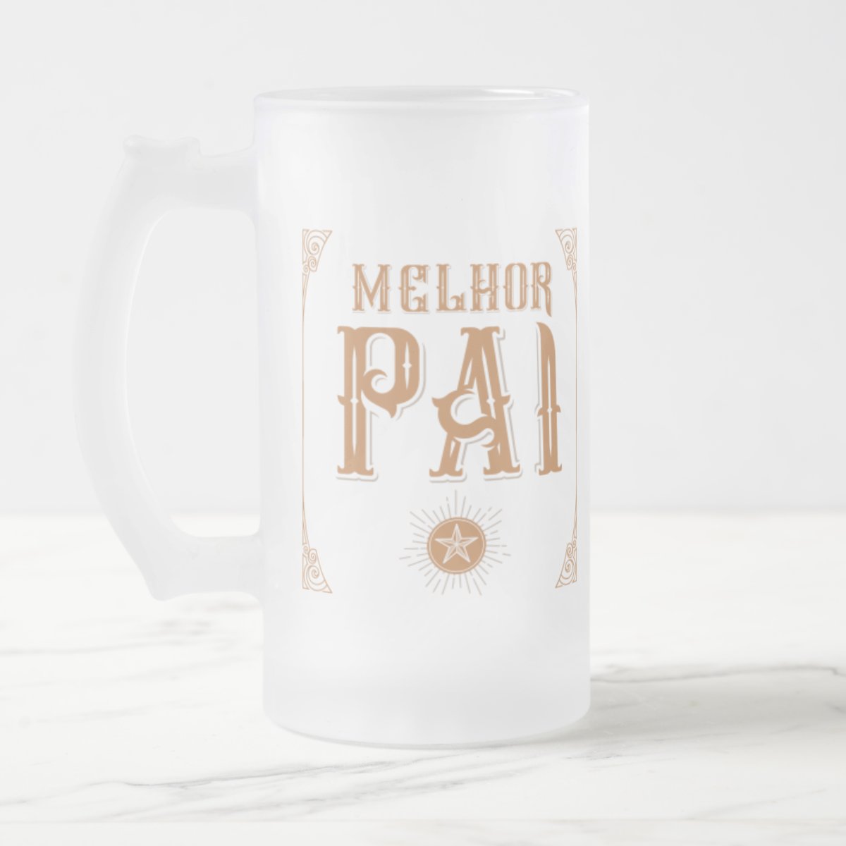 Copo de Cerveja Chopp Presente Dia dos Pais Melhor Pai - Família (Pai)