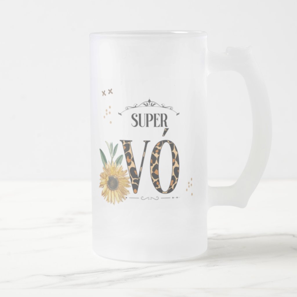 Copo Cerveja Chopp 475ml Presente Especial Super Vó Vovó