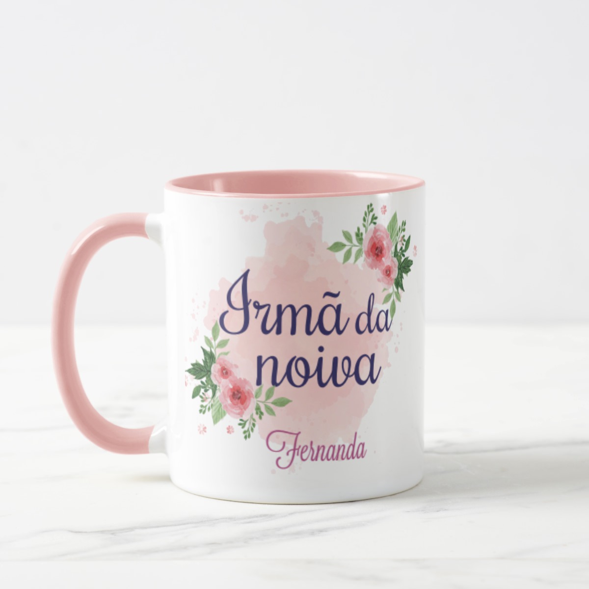 Caneca Casamento Presente Irmã da Noiva Lembrança Noivado