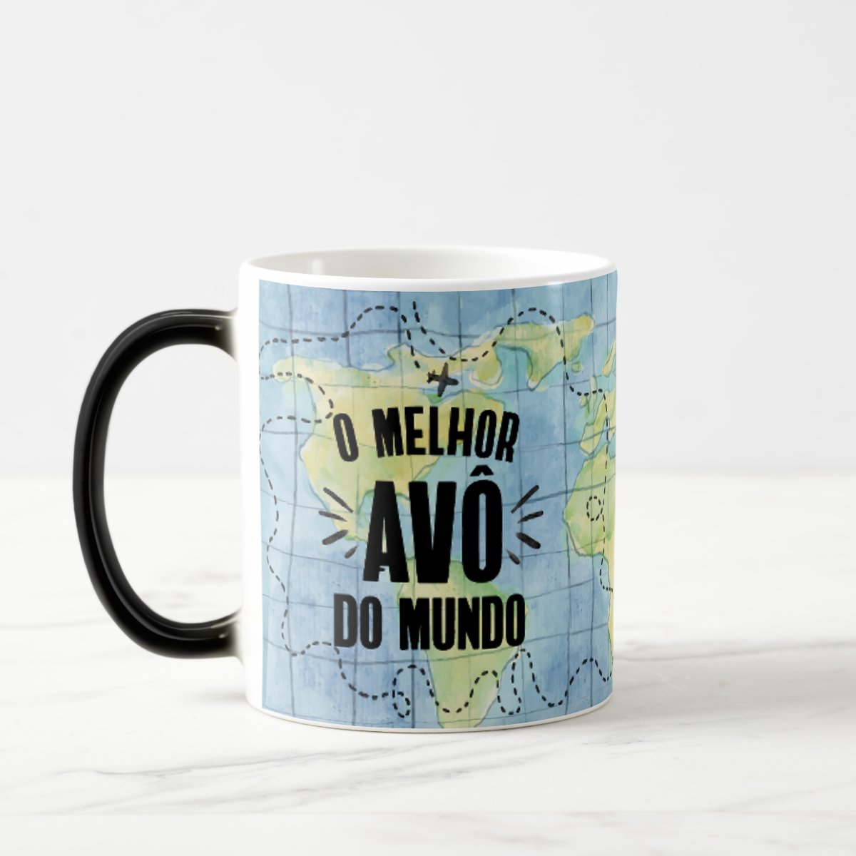 Caneca Mágica Personalizada Melhor Avô do Mundo