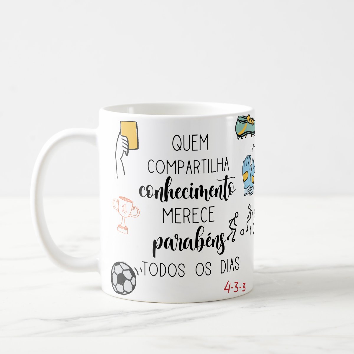 Caneca Presente Dia Dos Professores Professor De Futebol